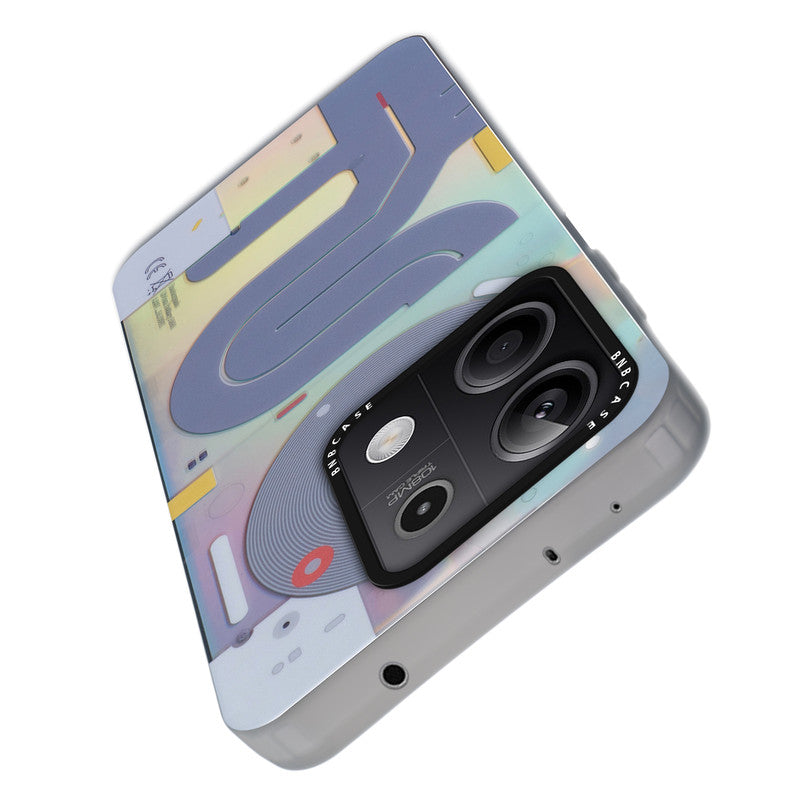 Rainbow Circuit Print Hard Case For Redmi Note 13 5G