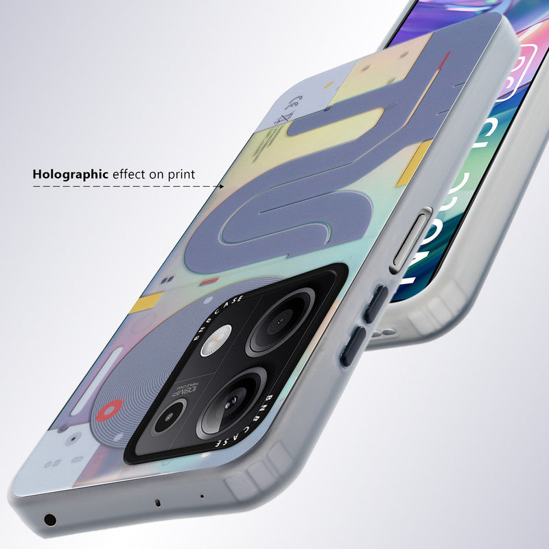 Rainbow Circuit Print Hard Case For Redmi Note 13 5G