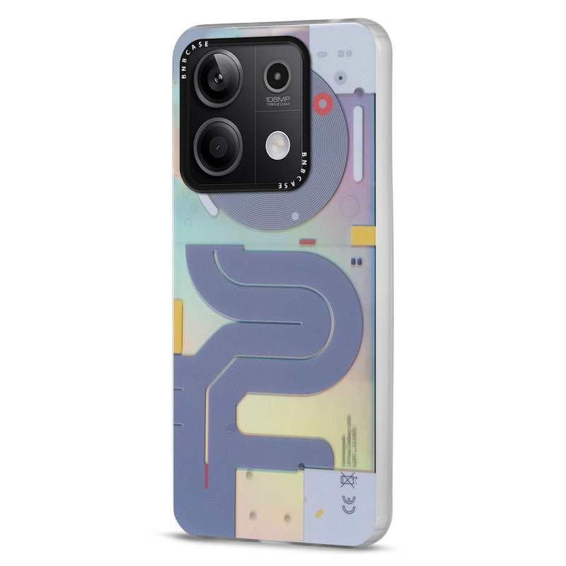 Rainbow Circuit Print Hard Case For Redmi Note 13 5G
