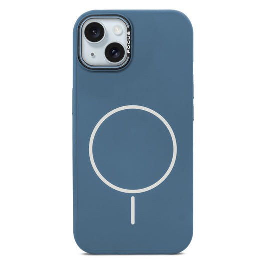 Stylish MagSafe Compatible Liquid Silicone Hard Back Case For Apple iPhone 14