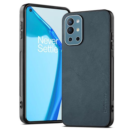 Unimore Leather Hard Case with Shiny Camera Protection For OnePlus 9R 5G