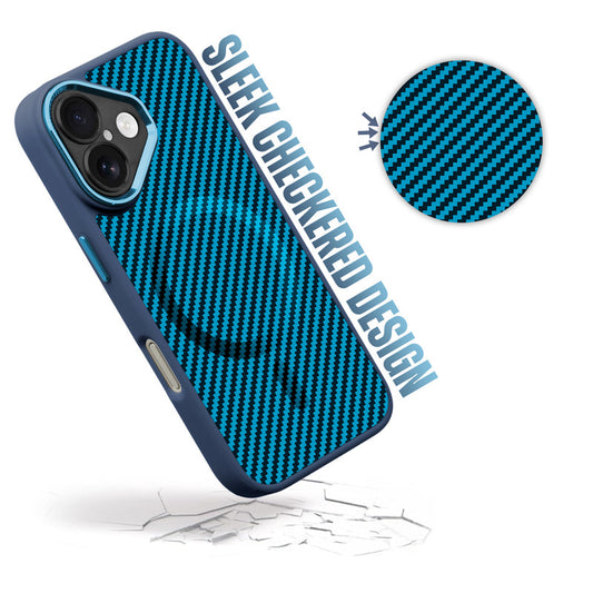Premium Tech Weave Design With MagSafe Compatible Back Case For Apple iPhone 16