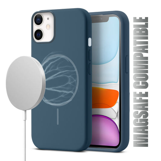 MagSafe Compatible Liquid Silicone Case For Apple iPhone 11