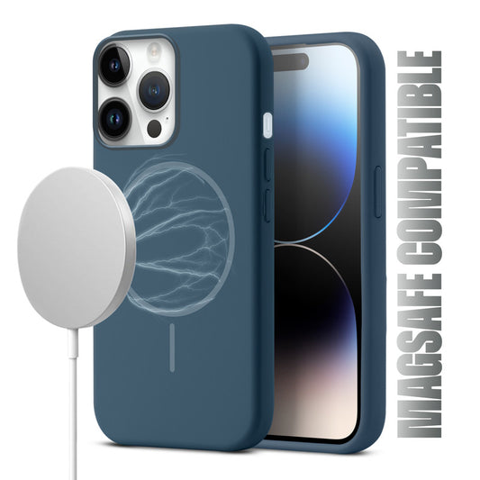 MagSafe Compatible Liquid Silicone Case For Apple iPhone 14 Pro