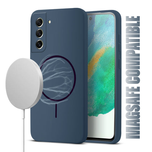 MagSafe Compatible Liquid Silicone Case For Samsung S21 FE 5G