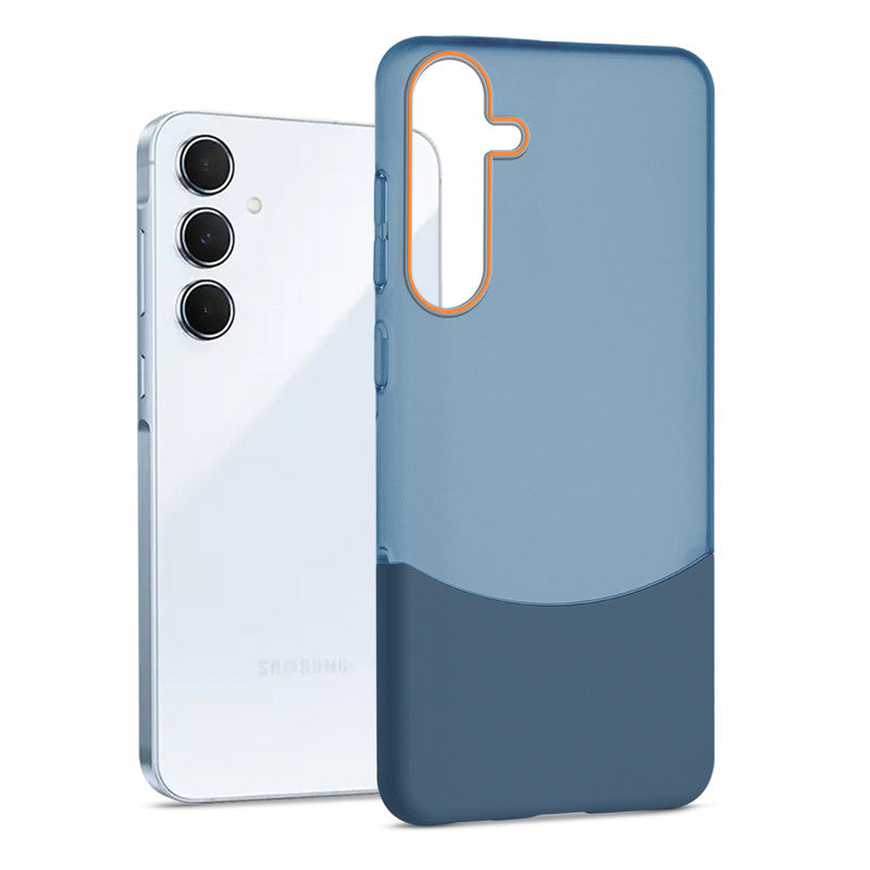 Frosted Case With 2-Cut Interlock For Samsung A35 5G