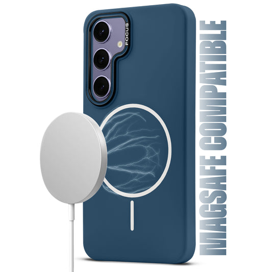 Stylish MagSafe Compatible Liquid Silicone Hard Back Case