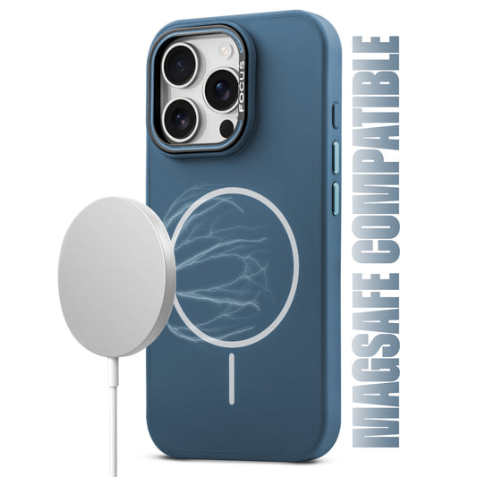 Stylish MagSafe Compatible Liquid Silicone Hard Back Case