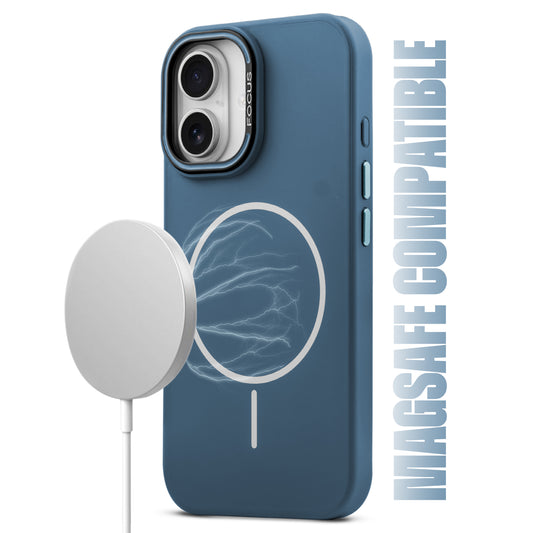 Stylish MagSafe Compatible Liquid Silicone Hard Back Case