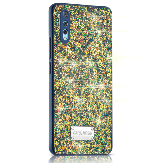 Sparkling Glitter Sequin Case with Camera Shield Back Cover For Vivo S1