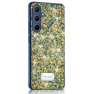 Sparkling Glitter Sequin Case with Camera Shield Back Cover For Samsung A35 5G