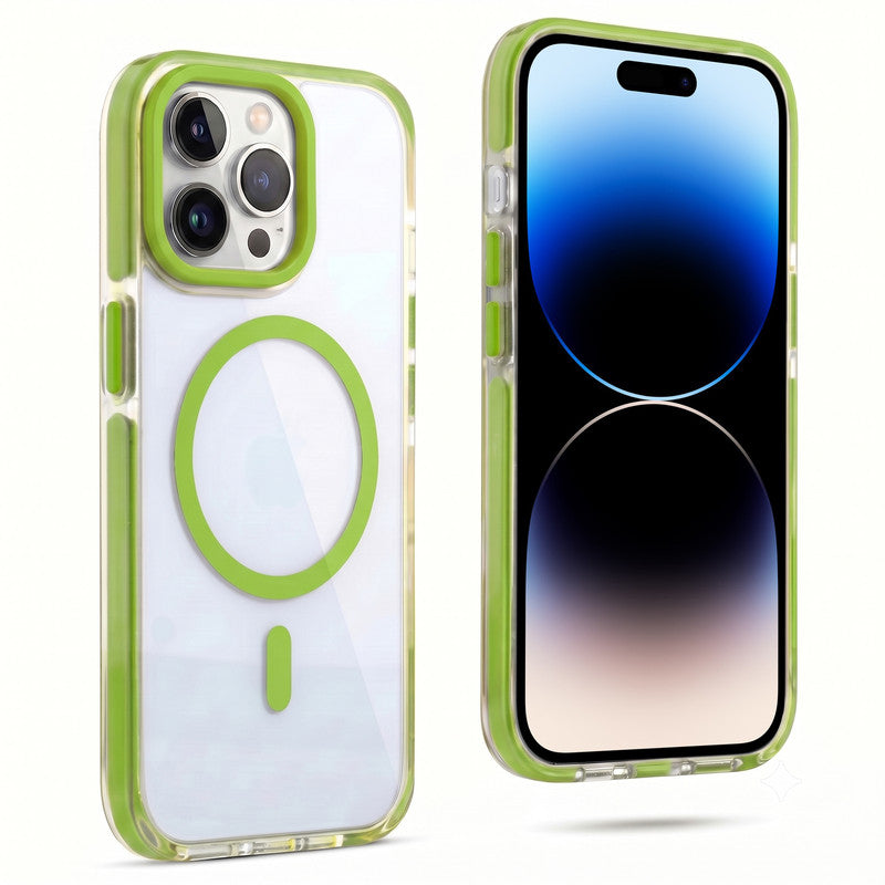 Clear MagSafe Bumper Case with Shockproof Edges for Apple iPhone 14 Pro