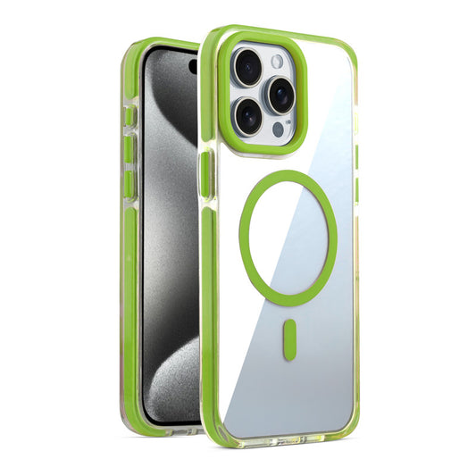 GripLine Frame Ultra-Slim Bumper with MagSafe Compatibility Phone Cover For Apple iPhone 15 Pro