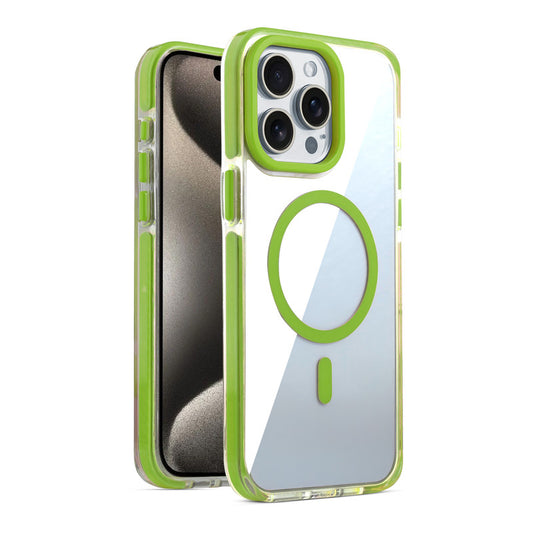 GripLine Frame Ultra-Slim Bumper with MagSafe Compatibility Phone Cover For Apple iPhone 15 Pro Max