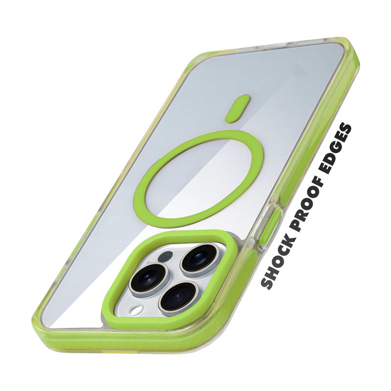 Clear MagSafe Bumper Case with Shockproof Edges for Apple iPhone 14 Pro
