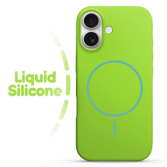 Cloud Feel Silicone Case for Apple iPhone 16 Plus – Supports Wireless Charging