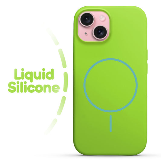 Cloud Feel Silicone Case for Apple iPhone 15 Plus – Supports Wireless Charging