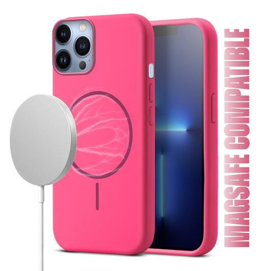 MagSafe Compatible Liquid Silicone Case For Apple iPhone 13 Pro