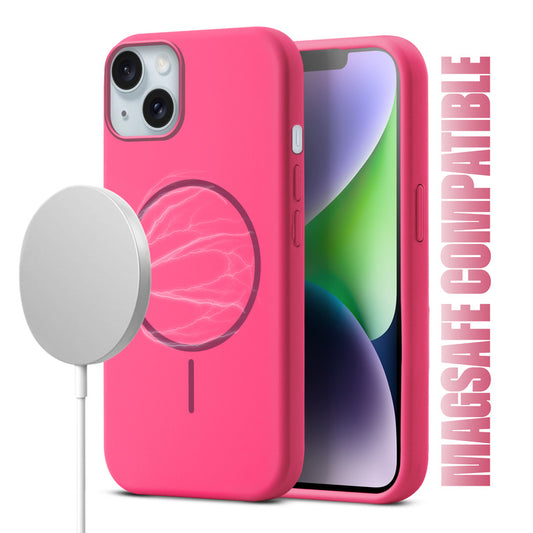 MagSafe Compatible Liquid Silicone Case For Apple iPhone 14 Plus