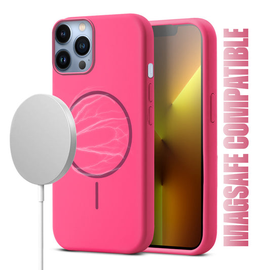 MagSafe Compatible Liquid Silicone Case For Apple iphone 13 Pro Max