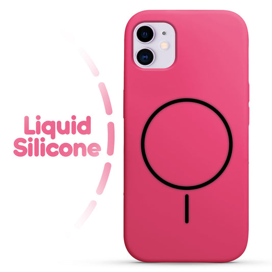 Wireless Charging Support Compatible Liquid Silicone Case For Apple iPhone 11