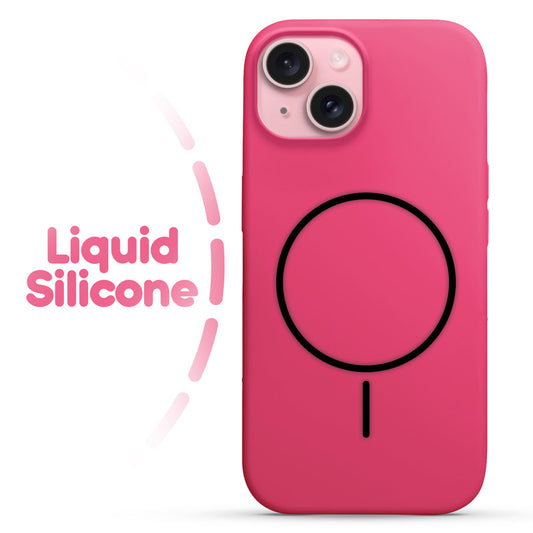 Cloud Feel Silicone Case for Apple iPhone 15 Plus – Supports Wireless Charging