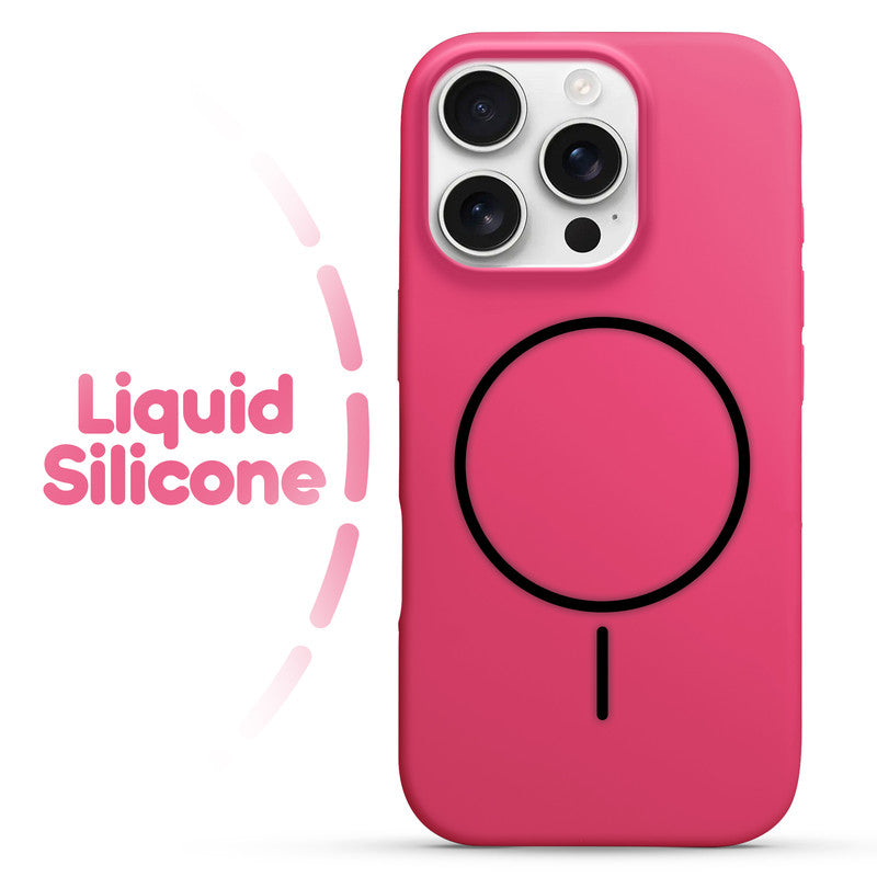 Cloud Feel Silicone Case for Apple iPhone 16 Pro – Supports Wireless Charging