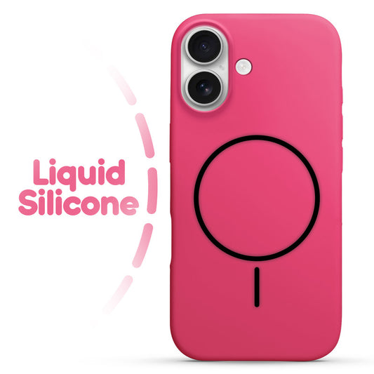 Cloud Feel Silicone Case for Apple iPhone 16 Plus – Supports Wireless Charging