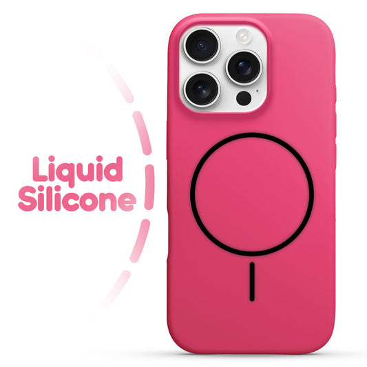 Cloud Feel Silicone Case for Apple iphone 16 Pro Max – Supports Wireless Charging