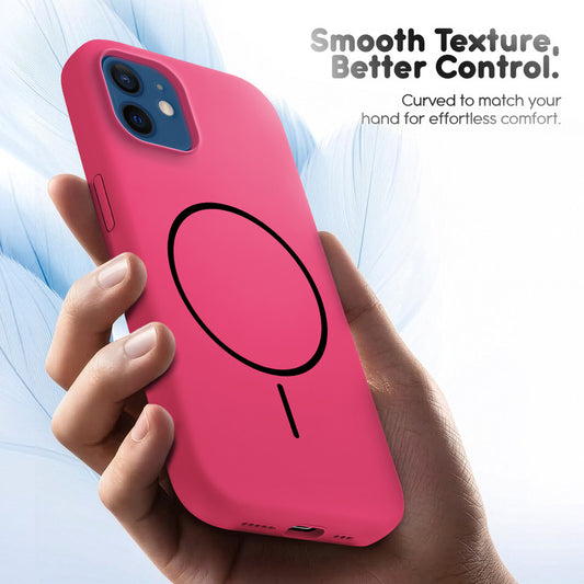 Cloud Feel Silicone Case for Apple iPhone 12 – Supports Wireless Charging