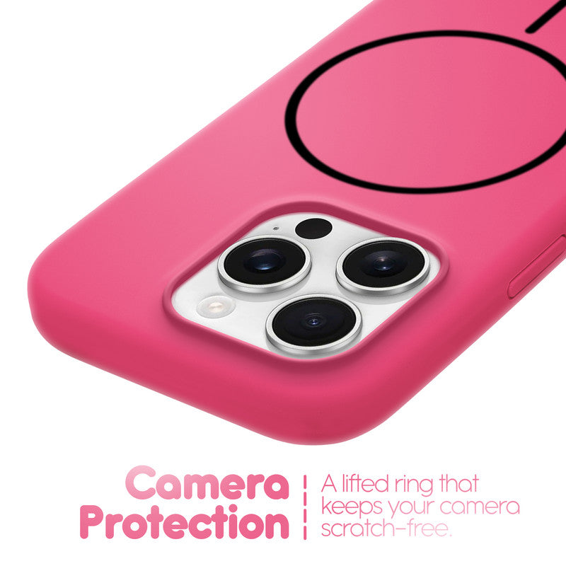 Cloud Feel Silicone Case for Apple iPhone 16 Pro – Supports Wireless Charging