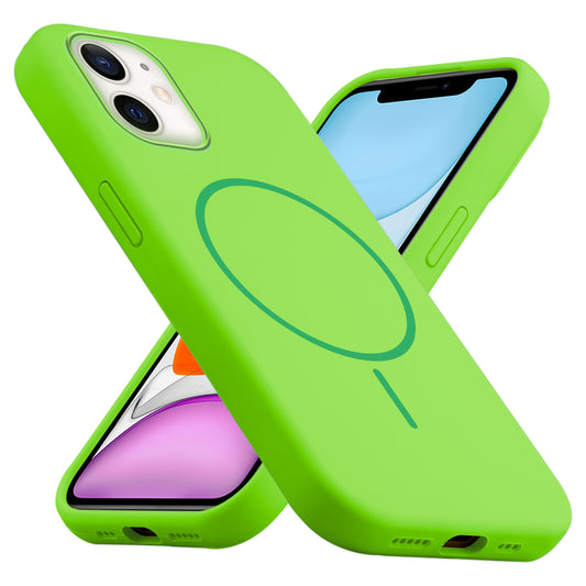 MagSafe Compatible Liquid Silicone Case For Apple iPhone 11