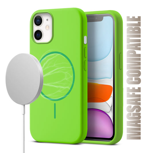 MagSafe Compatible Liquid Silicone Case For Apple iPhone 11