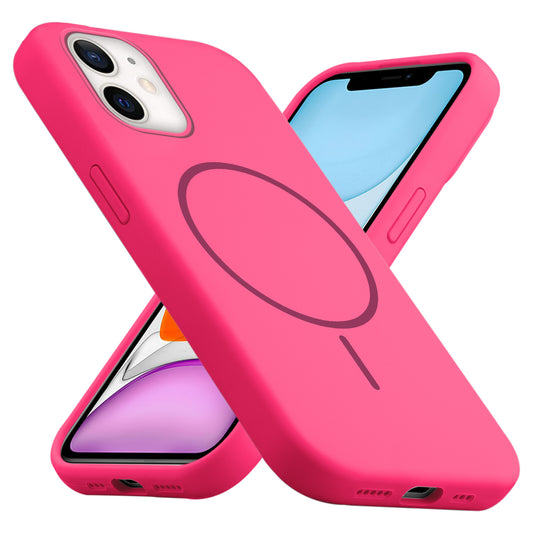 MagSafe Compatible Liquid Silicone Case For Apple iPhone 11