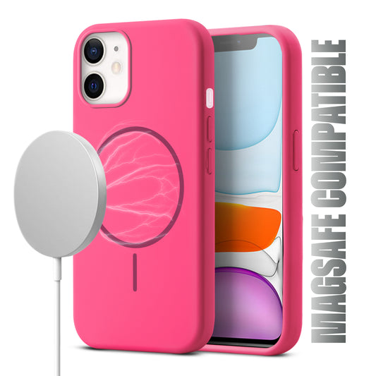 MagSafe Compatible Liquid Silicone Case For Apple iPhone 11