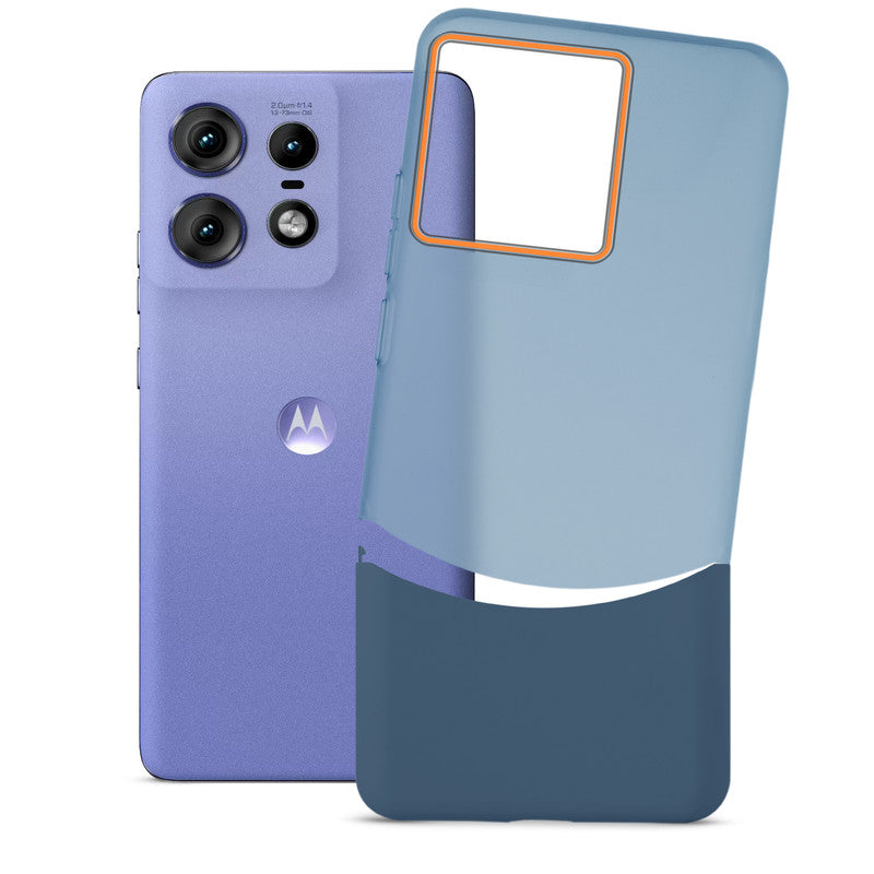 Frosted Case With 2-Cut Interlock For Motorola Moto Edge 50 Pro 5G