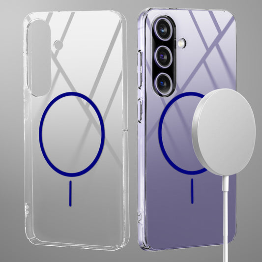 Crystal Clear Transparent Hard Back Anti-Yellowing with MagSafe Compatibility Phone Case For Samsung A56 5G