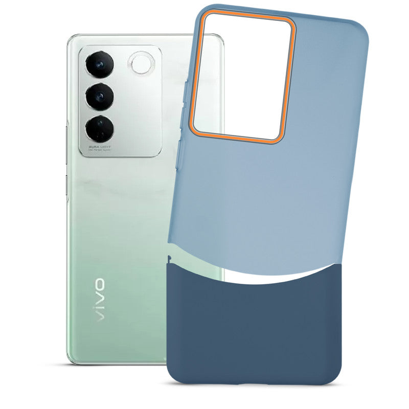 Frosted Case With 2-Cut Interlock For Vivo V27 5G