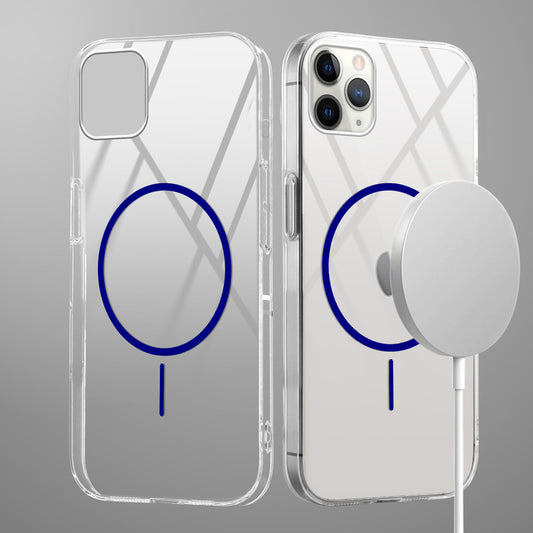 Crystal Clear Transparent Hard Back Anti-Yellowing with MagSafe Compatibility Phone Case For Apple iphone 11 Pro Max