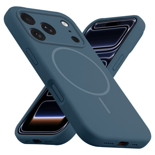 MagSafe Compatible Liquid Silicone Case For Apple iPhone 17 Pro With Camera Protection