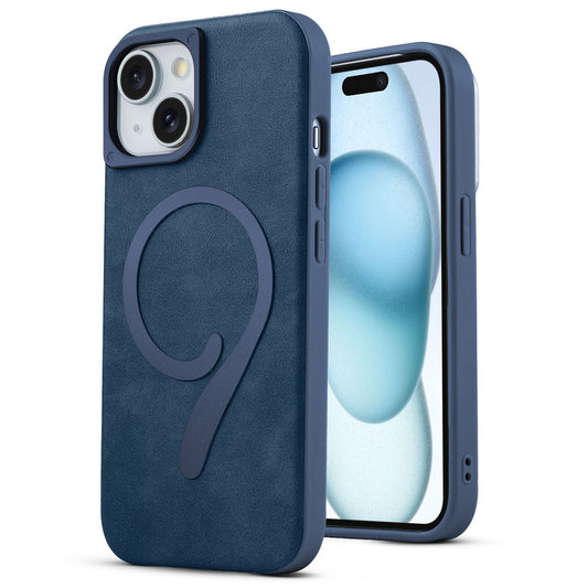 Prime Leather Wireless Charging Compatible Case for Apple iPhone 15