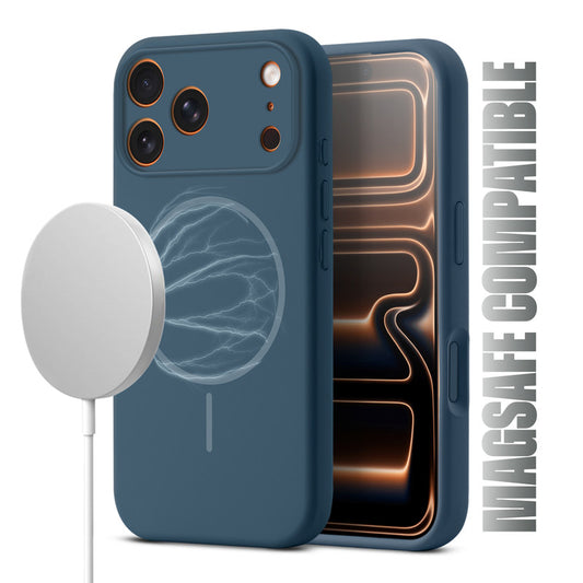 MagSafe Compatible Liquid Silicone Case For Apple iPhone 17 Pro Max With Camera Protection