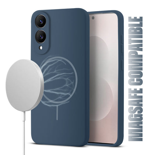 MagSafe Compatible Liquid Silicone Case For Samsung S25 Edge 5G