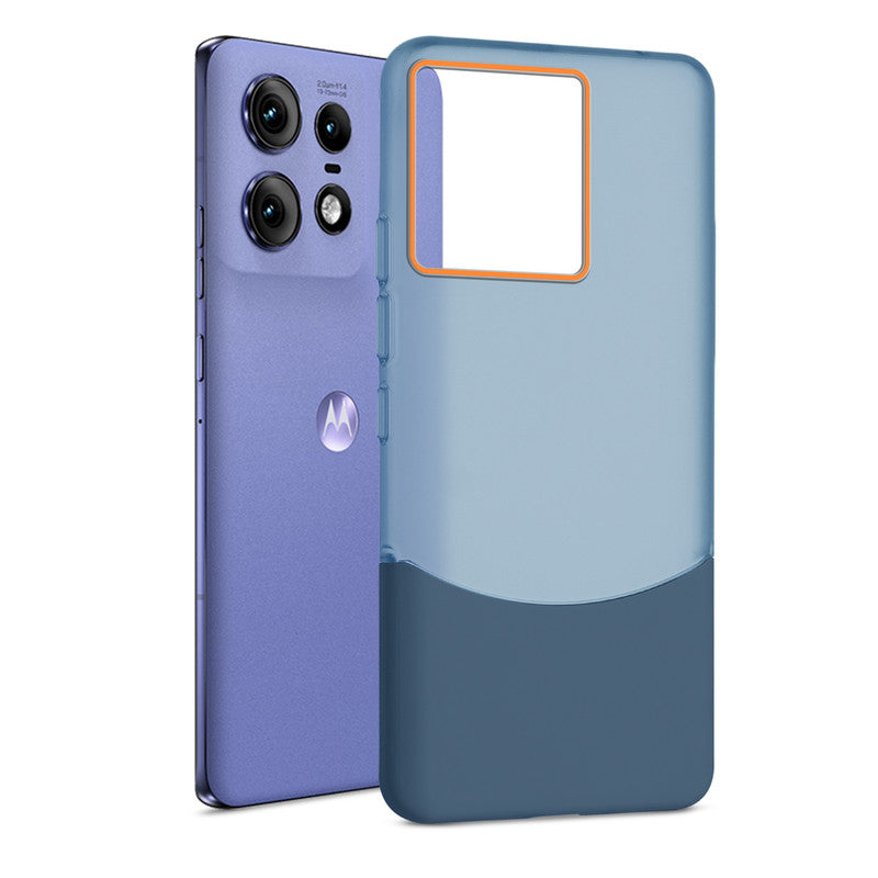 Frosted Case With 2-Cut Interlock For Motorola Moto Edge 50 Pro 5G
