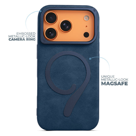 Prime Leather Wireless Charging Compatible Case for Apple iphone 17 Pro Max
