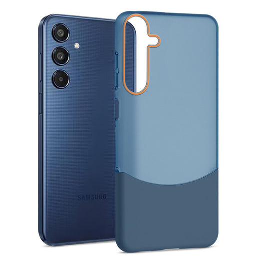 Frosted Hard Back Case For Samsung M35 5G with 2-Cut Interlocking System