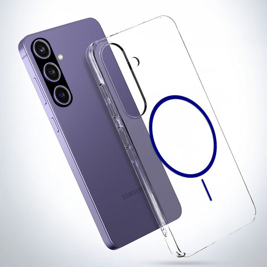 Crystal Clear Transparent Hard Back Anti-Yellowing with MagSafe Compatibility Phone Case For Samsung A56 5G