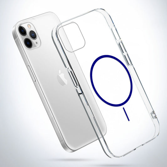 Crystal Clear Transparent Hard Back Anti-Yellowing with MagSafe Compatibility Phone Case For Apple iphone 11 Pro Max