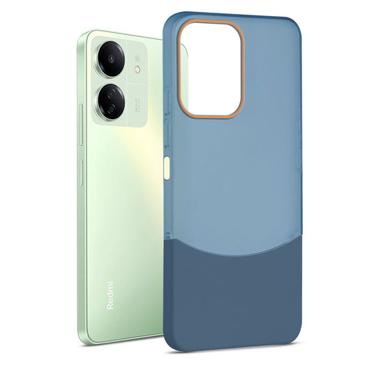Frosted Case With 2-Cut Interlock For Redmi 13C 4G