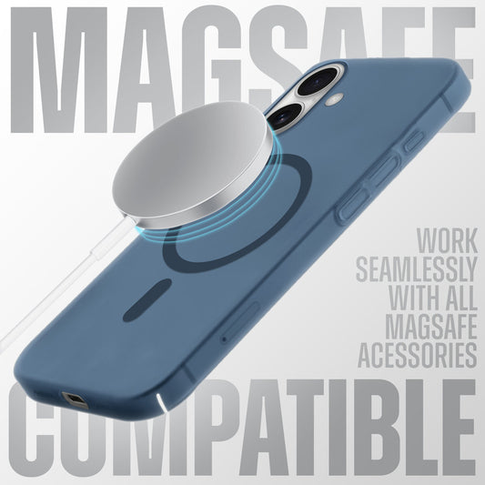 Slim Matte MagSafe Back Casefor Apple iPhone 16